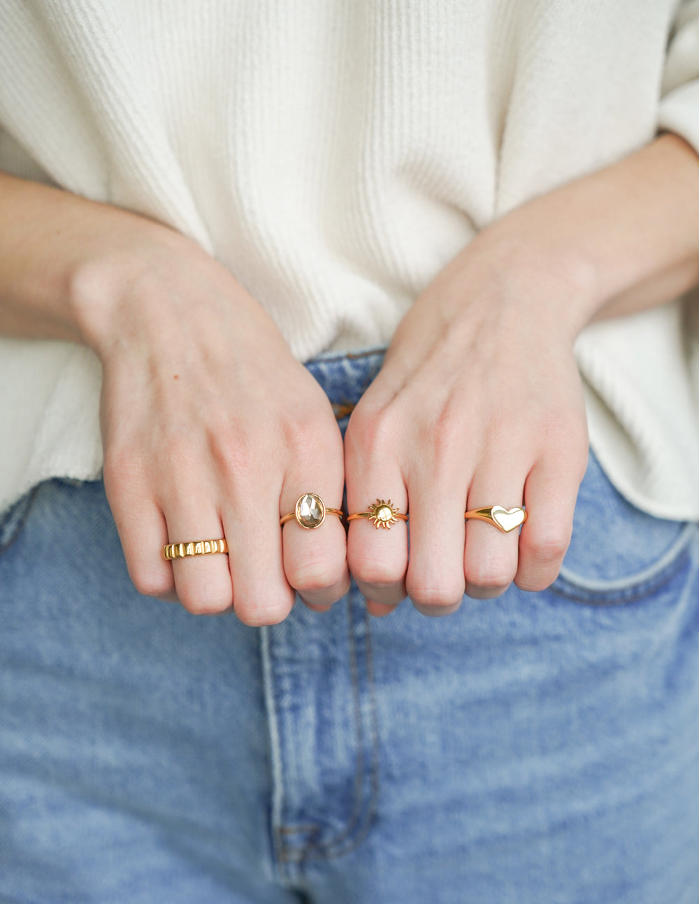 Gold Sunset Ring