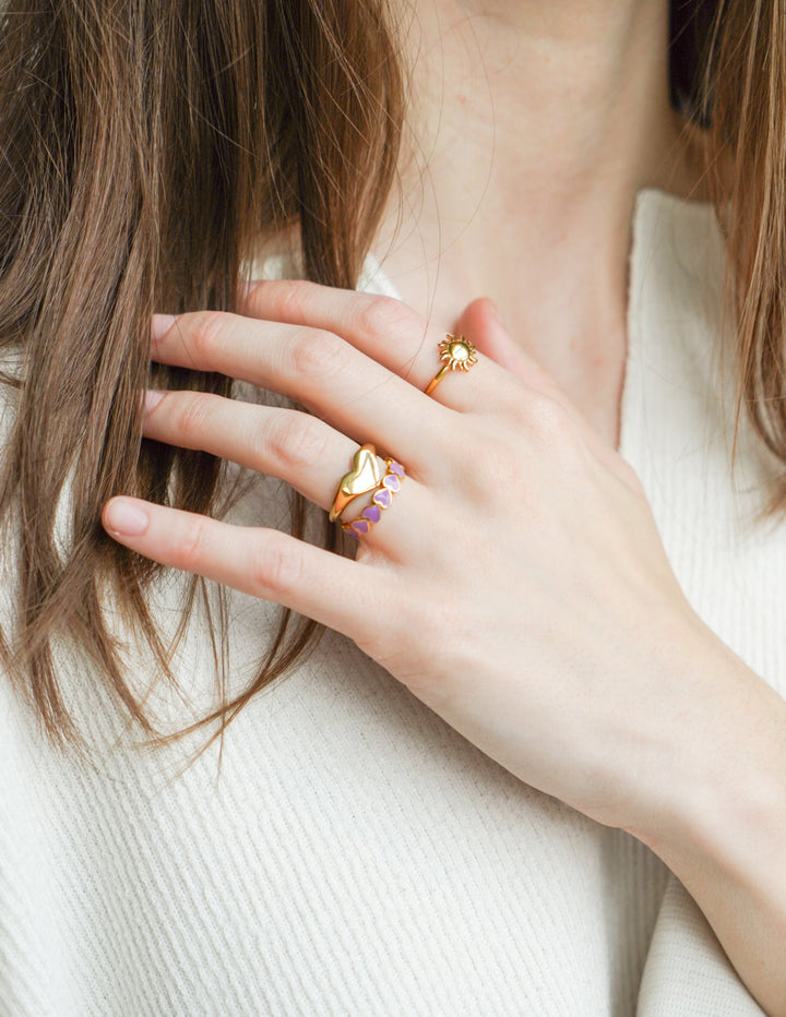 Gold Sunset Ring