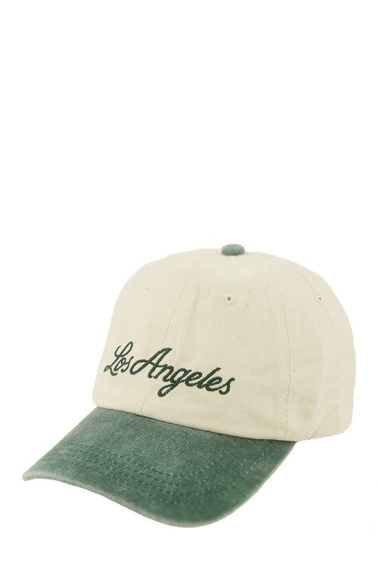 Los Angeles Embroidery Cotton Cap