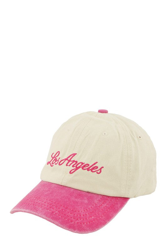 Los Angeles Embroidery Cotton Cap