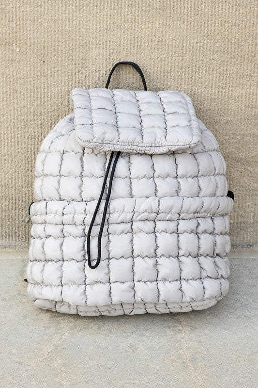 Stevie Quilted Puffer Backpack