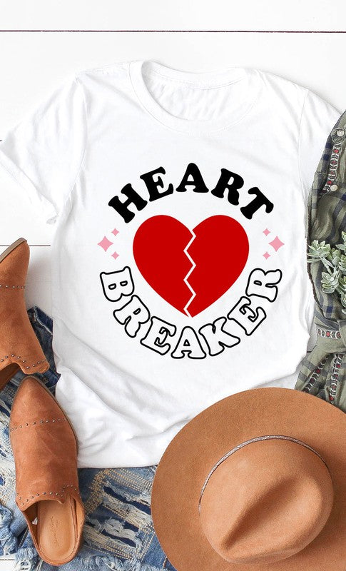 Retro Heart Breaker Graphic Tee