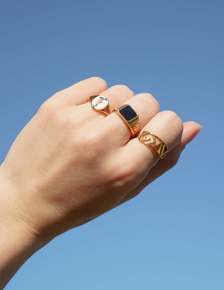 Highs and Lows Statement Ring