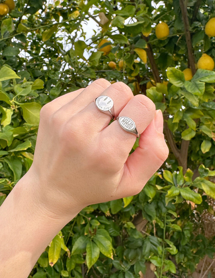 Silver Choose Joy Ring