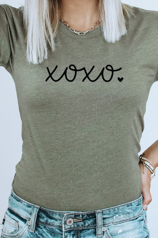 XOXO Heart Lover Valentines Day PLUS SIZE Tee T-Shirt