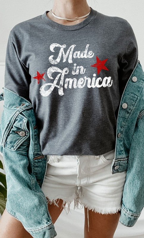 Vintage Made in America Graphic Tee T-Shirt PLUS