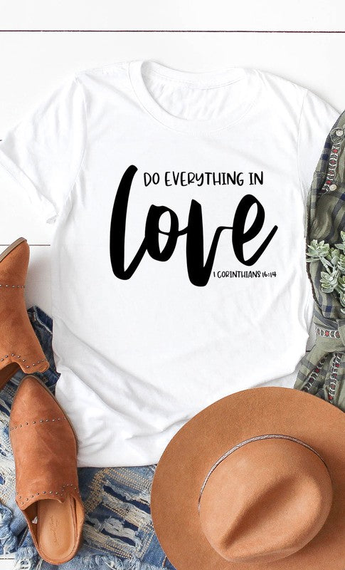 Do Everything In Love Graphic Tee T-Shirt PLUS