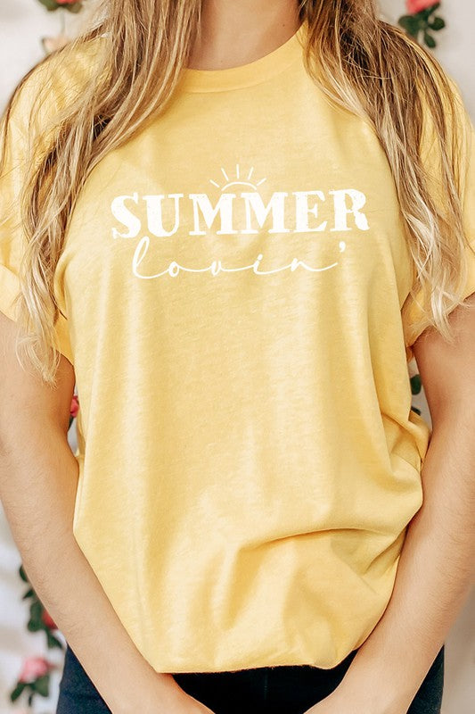 Summer Lovin Sunrise Vacation Graphic Tee