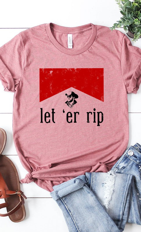 Let Er Rip Graphic Tee T-Shirt PLUS