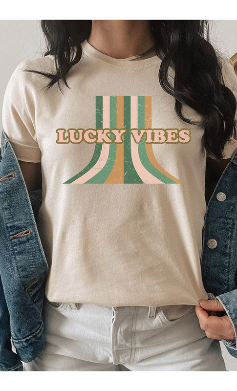 Vintage Lucky Vibes Graphic Tee