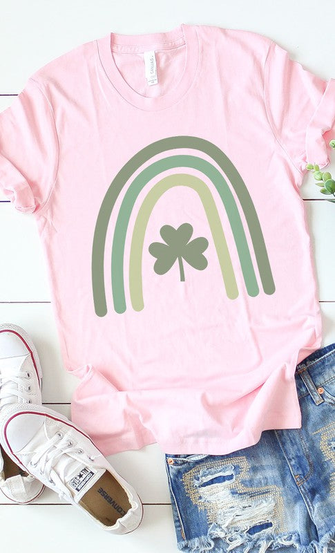 St Pattys Rainbow Graphic Tee PLUS