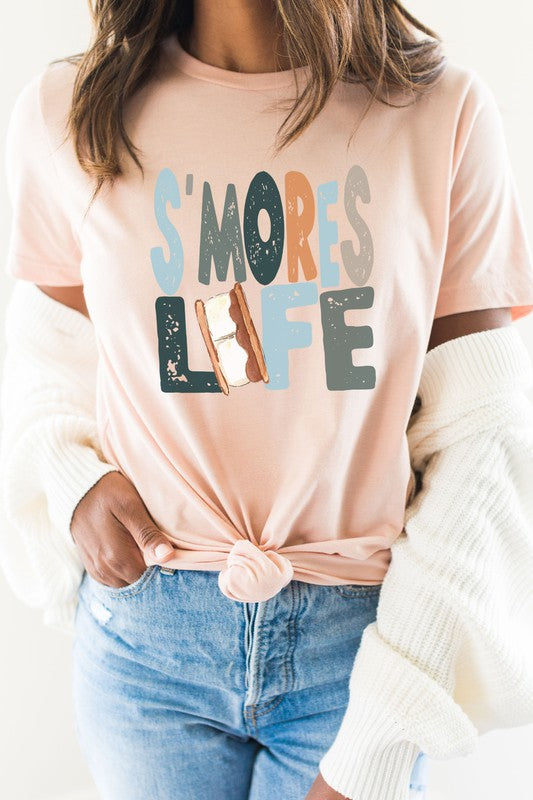 Smores Life Campire Dessert Graphic Tee