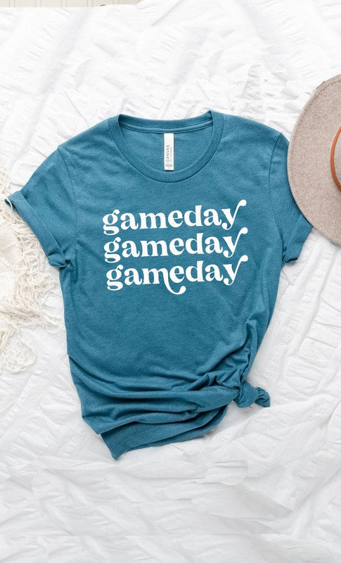 Distressed Game Day Graphic Tee T-Shirt