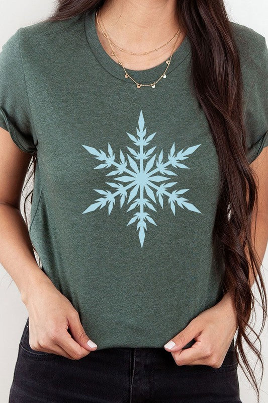 Snowflake Winter Season Freezing Cold Graphic Tee T-Shirt