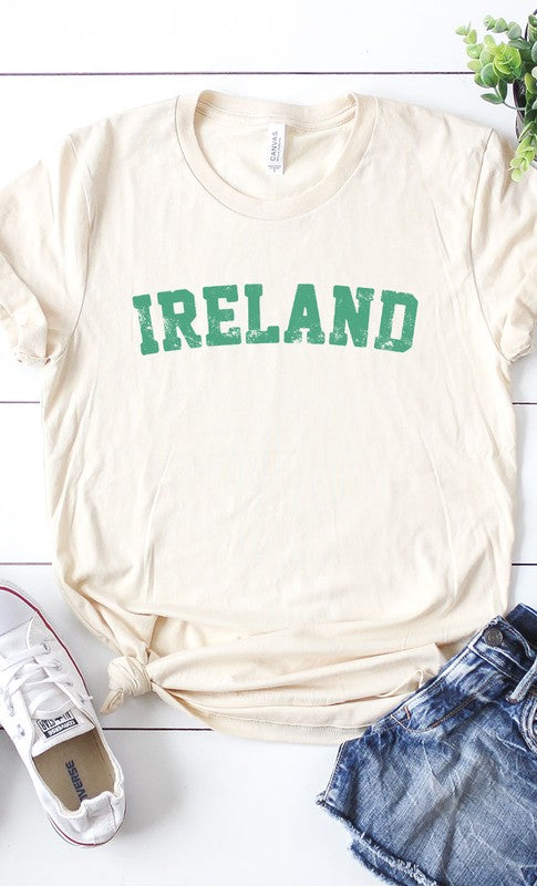 Retro Ireland Graphic Tee T-Shirt PLUS