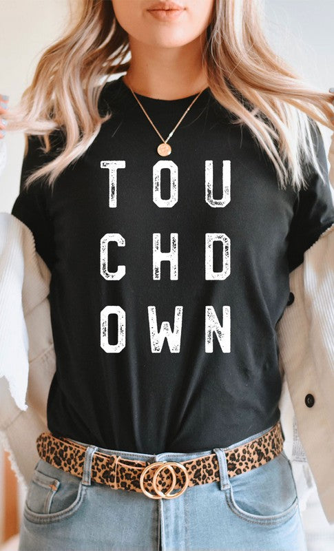 Retro Touchdown Graphic Tee T-Shirt PLUS