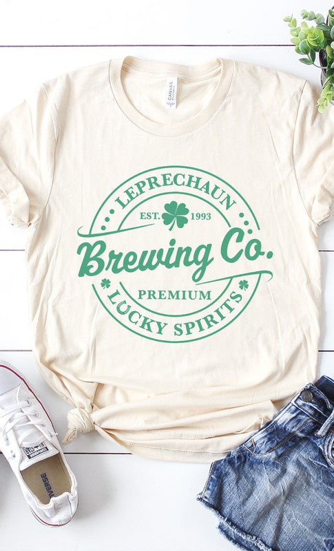 Leprechaun Brewing Co Graphic Tee T-Shirt