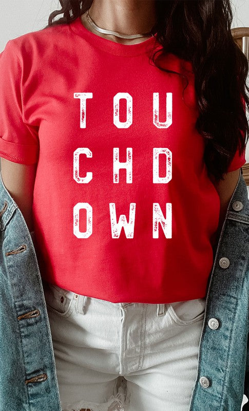 Retro Touchdown Graphic Tee T-Shirt PLUS