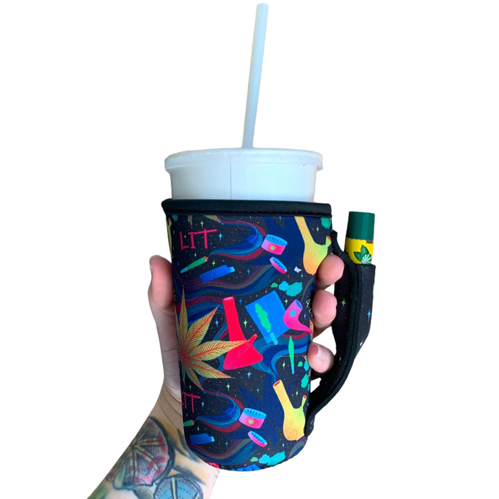 420 16oz PINT Glass / Medium Fountain Drinks and Tumbler Handlers™