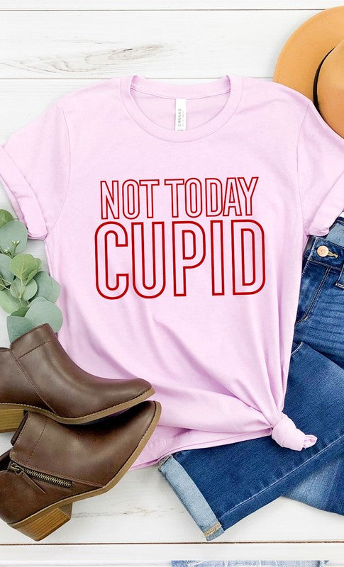 Not Today Cupid Graphic Tee T-Shirt PLUS