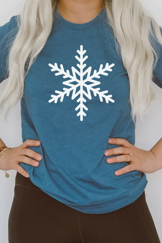 Winter Time Snowflake Chilly Snow Graphic Tee