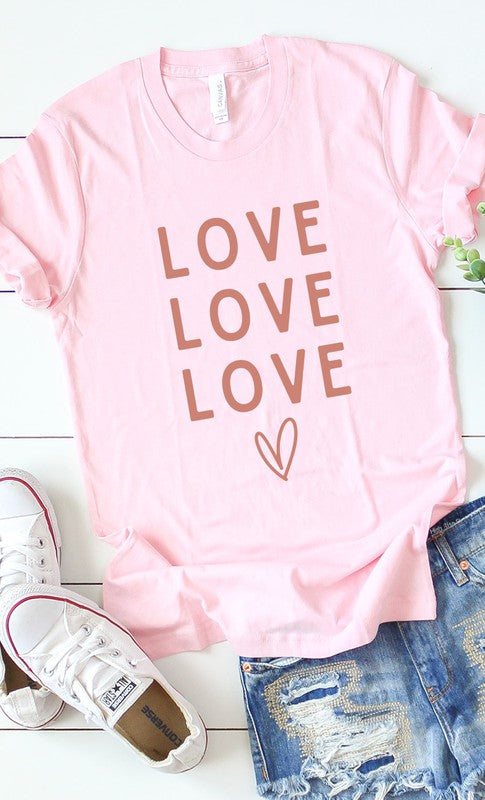 Love Repeat Graphic Tee T-Shirt PLUS