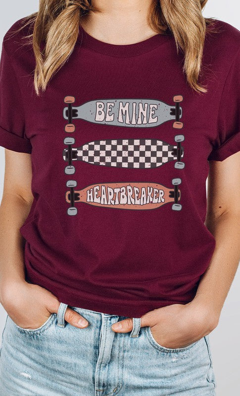 Be Mine Heartbreaker Skateboard PLUS Graphic Tee T-Shirt