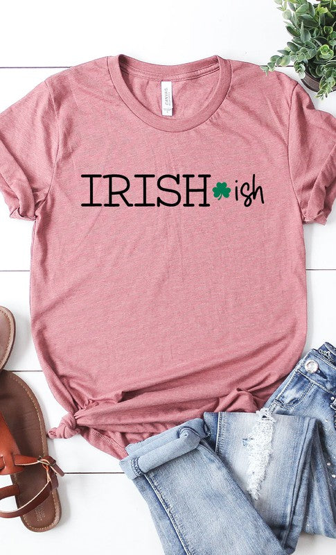 Irish-ish Type Font Graphic Tee T-Shirt