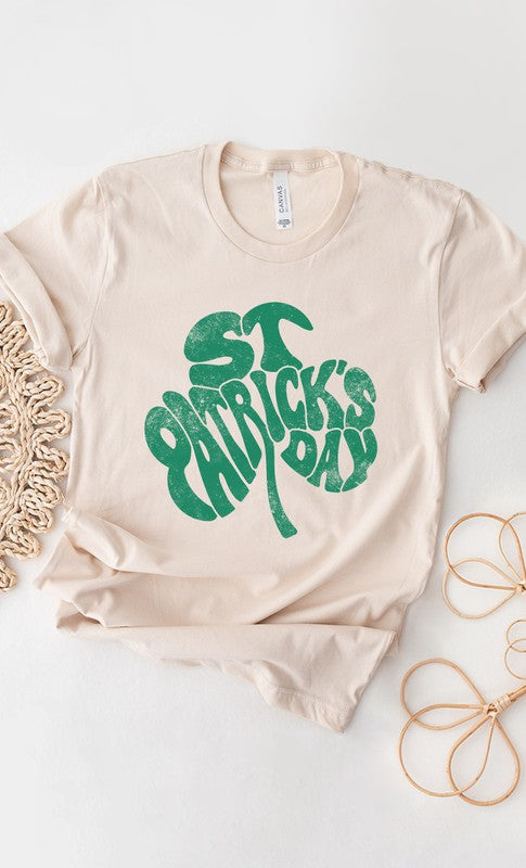 St Patricks Lucky Shamrock PLUS SIZE Graphic Tee