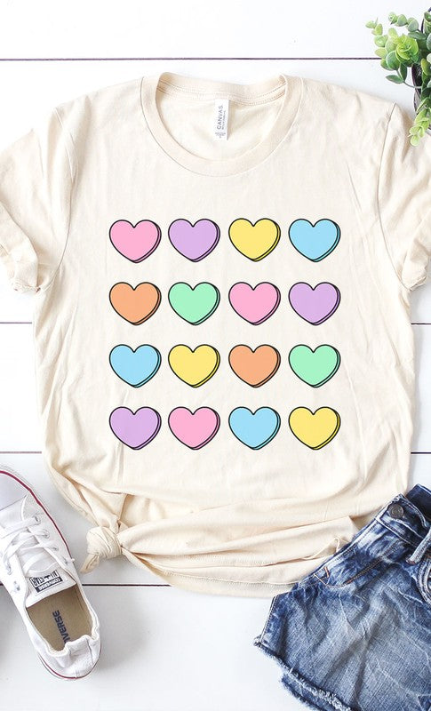 Sweethearts Grid Graphic Tee