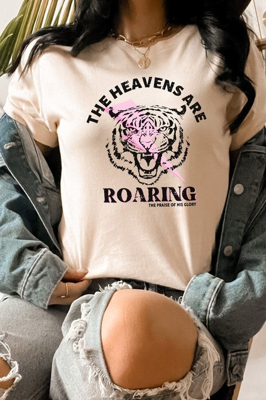 The Heavens Are Roaring His Glory Graphic Tee T-Shirt