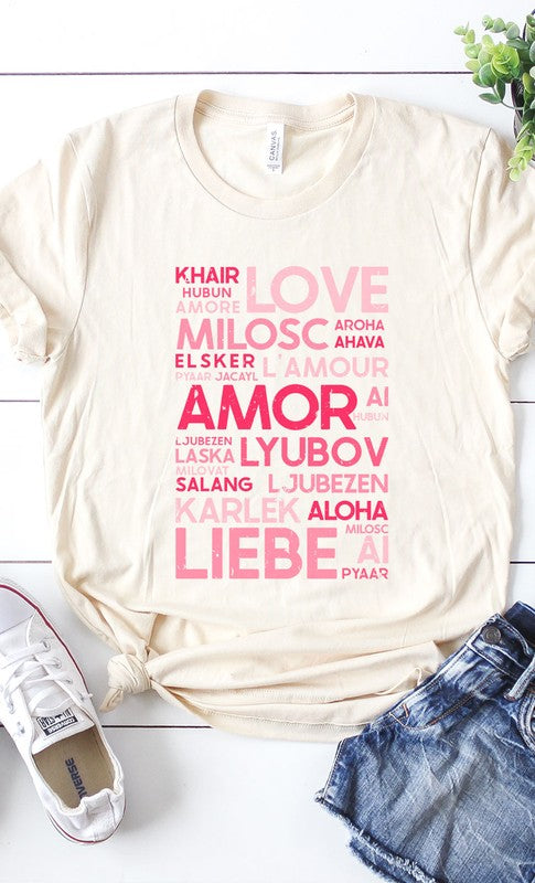 Love Languages Graphic Tee