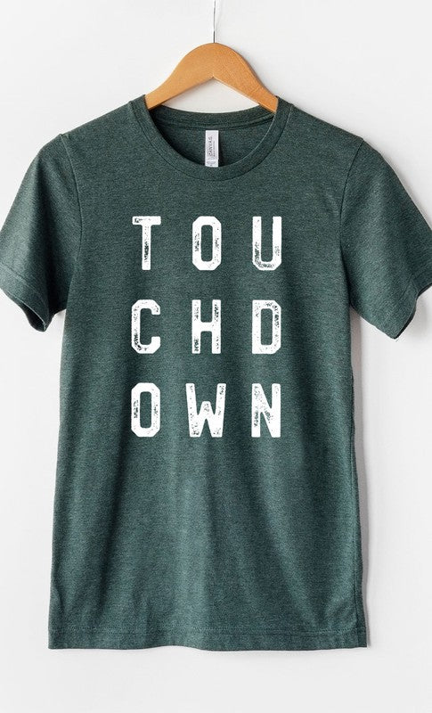 Retro Touchdown Graphic Tee T-Shirt