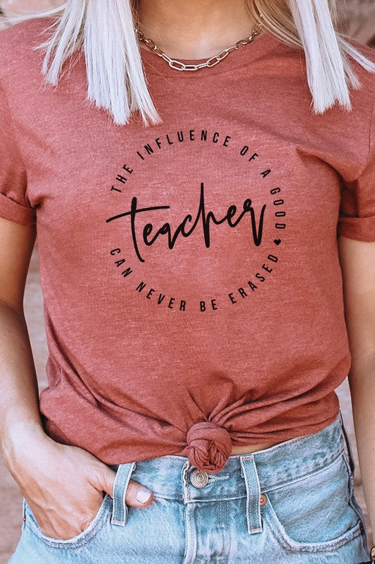 The Influence Of A Good Teacher Graphic Tee T-Shirt