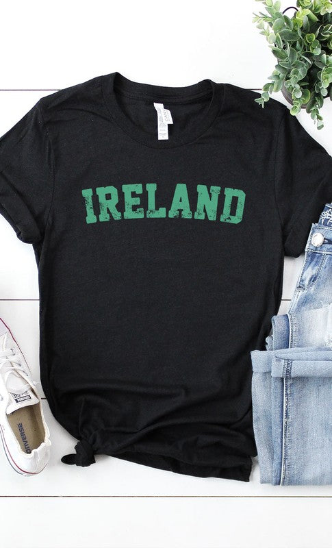 Retro Ireland Graphic Tee T-Shirt