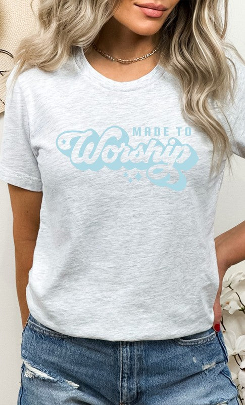 Made To Worship Spring Star Easter Graphic Tee T-Shirt