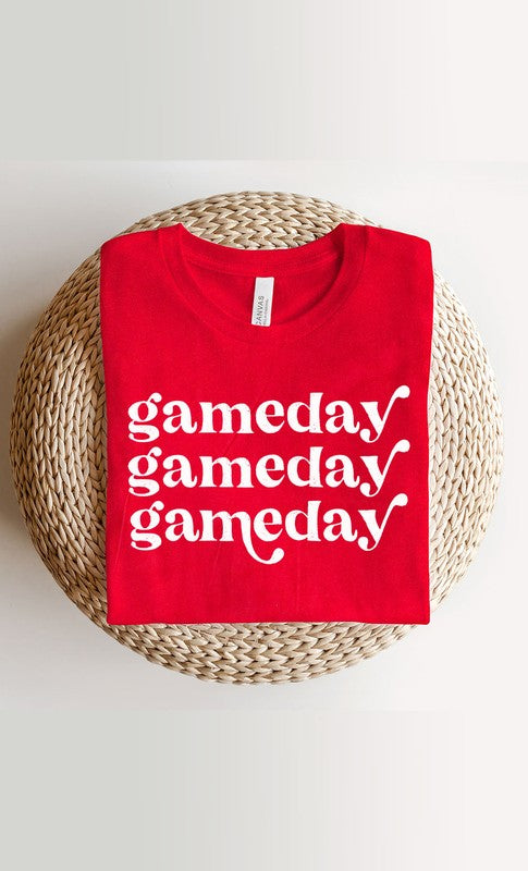 Distressed Game Day Graphic Tee T-Shirt