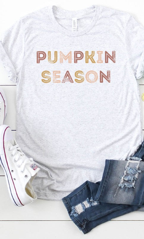 Retro Pumpkin Season PLUS Graphic Tee T-Shirt