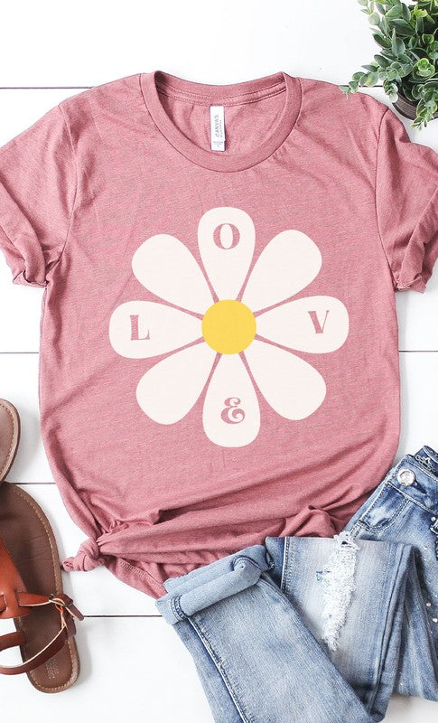 Love Daisy Graphic Tee T-Shirt