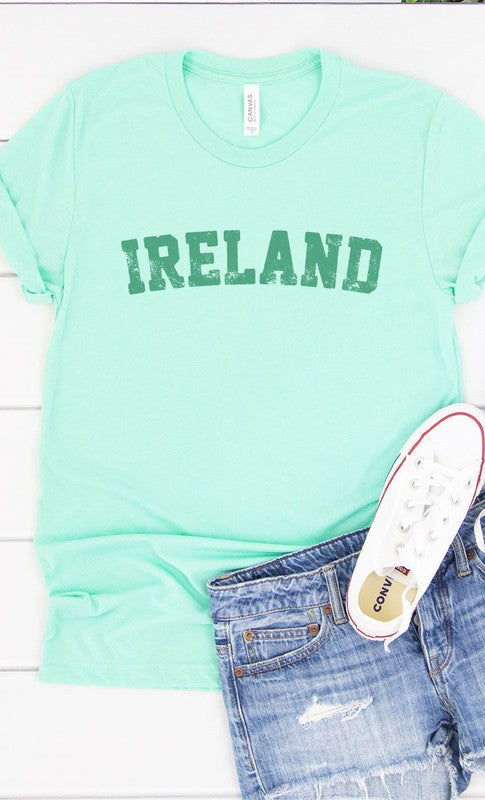 Retro Ireland Graphic Tee T-Shirt PLUS