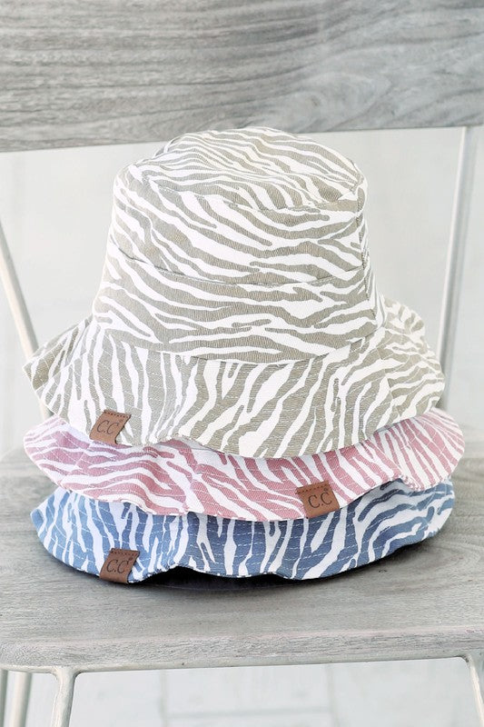 CC Zebra Bucket Hat