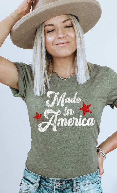 Vintage Made in America Graphic Tee T-Shirt PLUS