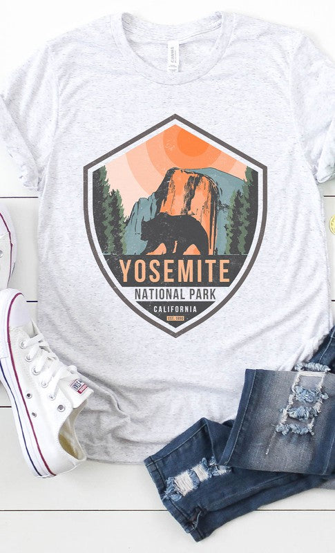 Vintage Yosemite National Park Graphic Tee T-Shirt