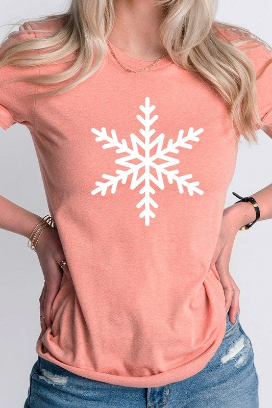 Winter Time Snowflake Chilly Snow Graphic Tee