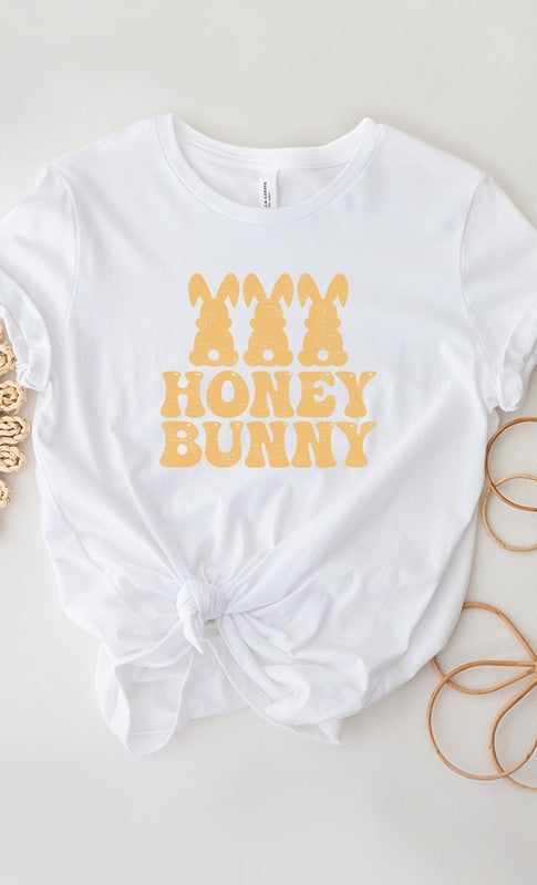 Honey Bunny Easter PLUS SIZE Graphic Tee T-Shirt