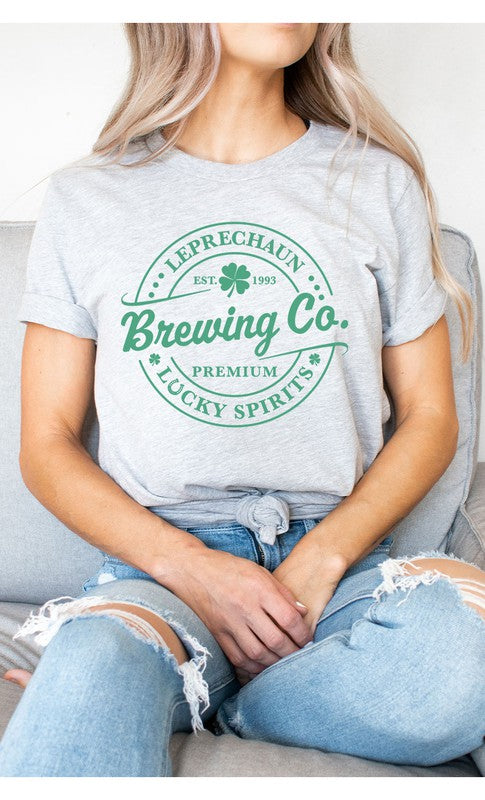 Leprechaun Brewing Co Graphic Tee T-Shirt