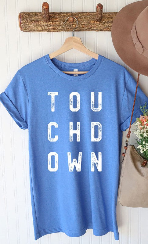 Retro Touchdown Graphic Tee T-Shirt