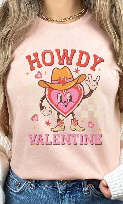 Howdy Valentine PLUS SIZE Graphic Tee