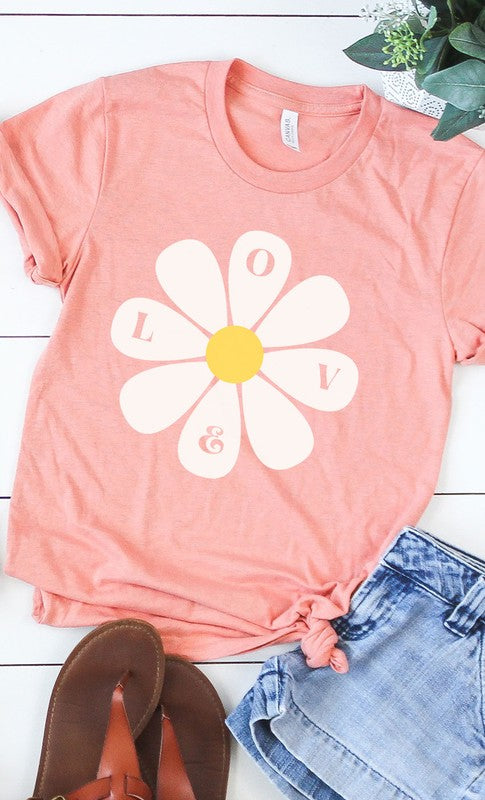 Love Daisy Graphic Tee T-Shirt