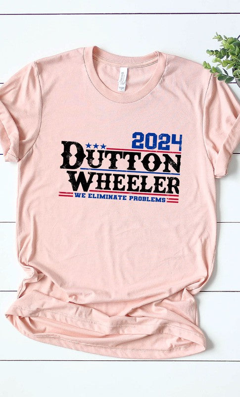 Dutton Wheeler For President Graphic Tee T-Shirt